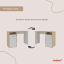 Ver imagem 6 de Conjunto Artany: Escrivaninha Hall e Estante Hit