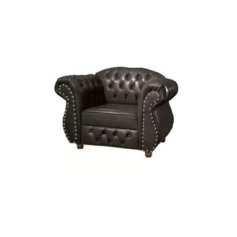 Poltrona Chesterfield Merlo Corano Café / Decoracao, sala TV, recepção, barbearia, salão, estética, 
