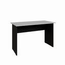Ver imagem 5 de Mesa Retangular New City Pé Painel 120 cm Cinza Cristal/Preto Gebb Work