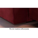 Ver imagem 3 de Sofá Retrátil E Reclinável Atenas 2,50m 4 Lugares Bordô