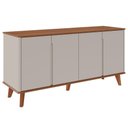 Ver imagem 1 de Buffet Balcao 4 Portas Mdf 163 Cm 22136 Cinamomo Off White Molci