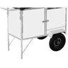 Carrinho de Cachorro Quente e Lanche com Toldo Rodas Pneumáticas Cefaz - 4