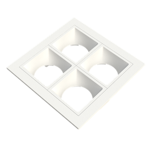Spot Embutir Linea Mr11 2x2 4 Focos Branco