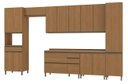 Ver imagem 5 de Armário de Cozinha Modulada Completa Reta 13 Peças 4,00m 318 Maxxi Canela Kappesberg