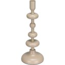 Ver imagem 1 de Castiçal Decorativo Porta Vela Home&co Metal 26x10x10cm Marfim