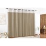 Cortina para sala Riviera 3,00m x 2,50m para varão Simples - 1