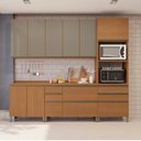 Ver imagem 1 de Cozinha 10 Peças 2,70m com Tampos e Pés Maxxi Kappesberg