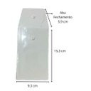 Ver imagem 7 de Embalagem Multiuso Pvc Cristal com Botão 9x15cm Kit 100und