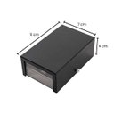 Ver imagem 5 de 3x Arandela Slim 2 Focos Alumínio Preta P/g9 Externa Parede St3144