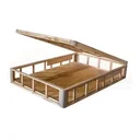 Ver imagem 3 de Cama Box Baú Casal Sintético Cinza