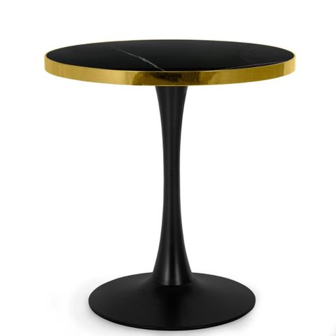 Mesa de Jantar Redonda Majestic 70cm - Preto