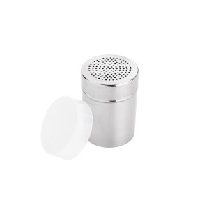 Saleiro de Aço Inox Prime Profissional com Tampa 7,2x10cm