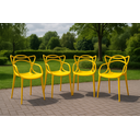 Ver imagem 1 de Cadeira Allegra Kit com 4 Amarela
