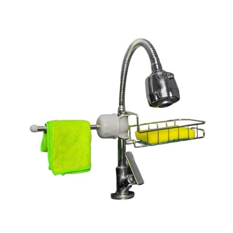 Escorredor Suporte de Torneira Pia Multiuso Inox