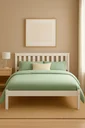 Ver imagem 1 de Cama Casal Naturalle 4.6 Madeira de Pinus Branco