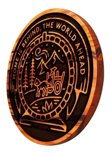 Quadro Decorativo Hogwarts Is my Home Madeira Maciça 38cm - 2