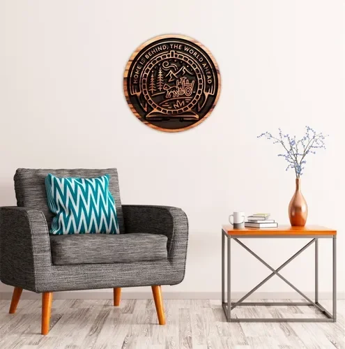 Quadro Decorativo Hogwarts Is my Home Madeira Maciça 38cm - 3