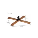 Ver imagem 2 de Base Ombrelone em Madeira Central Prime/Ipanema 90cmx90cm Mestra Móveis