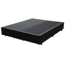Ver imagem 1 de Base Box Queen Bipartido Sintético Preto 38x158x198