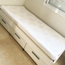 Ver imagem 5 de Protetor Capa Colchão Impermeável Com Elástico Cama de Solteiro 188 x 88cm 100% Poliéster Branco