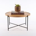 Ver imagem 2 de Mesa de Centro Gold 60 Cm X 35 Cm Tauari - Preto