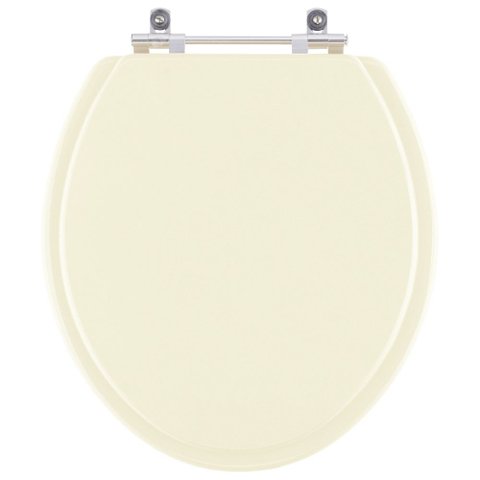 Assento Sanitário Poliester Fiore Bege Claro (Biscuit) para vaso Incepa