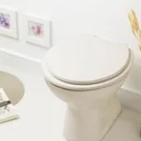 Ver imagem 4 de Assento Sanitário Poliester Fiore Bege Claro (Biscuit) para vaso Incepa