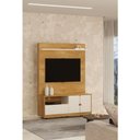 Ver imagem 5 de Home Theater Monza para TV 55" 130cm MDF-MDP com Gaveta Telescópica Off White Valdemóveis