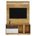 Ver imagem 2 de Home Theater Monza para TV 55" 130cm MDF-MDP com Gaveta Telescópica Off White Valdemóveis