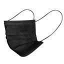 Ver imagem 2 de Mascara Descartável Tripla Preta Anvisa 50un Clipe Nasal