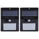 Ver imagem 1 de Kit 2 Luminária Solar de Parede 30 Leds Sensor de Movimento e Acendimento Automático Lorben