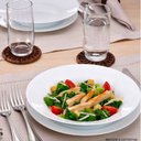 Ver imagem 2 de Prato Fundo de Vidro Opaline Menu 23cm C/ 24 Und - Élpis Móveis