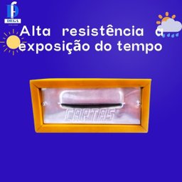 Caixa de correio , carta, documentos encomendas, portão  ¹/2 tijolo embutir em parede ou muro corres - 6