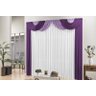 Cortina Esmeralda Quarto Sala 3,00(larg) x 2,50(alt) Roxo - 1