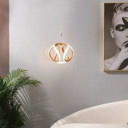 Luminária Pendente Teto Spectra 35w 3 Temperatuas de Cor Bivolt Dourado Lumier - 6