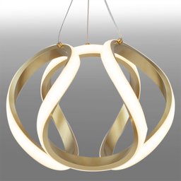 Luminária Pendente Teto Spectra 35w 3 Temperatuas de Cor Bivolt Dourado Lumier - 3