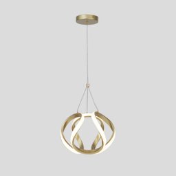 Luminária Pendente Teto Spectra 35w 3 Temperatuas de Cor Bivolt Dourado Lumier - 5