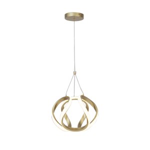 Luminária Pendente Teto Spectra 35w 3 Temperatuas de Cor Bivolt Dourado Lumier
