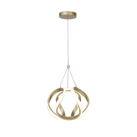 Luminária Pendente Teto Spectra 35w 3 Temperatuas de Cor Bivolt Dourado Lumier