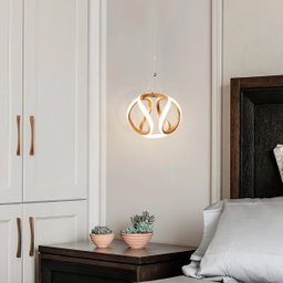 Luminária Pendente Teto Spectra 35w 3 Temperatuas de Cor Bivolt Dourado Lumier - 2