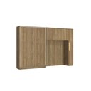 Ver imagem 2 de Quarto Modulado Kappesberg Adapt Nogueira 5 Peças 349cm