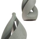 Ver imagem 5 de Vaso Espiral Vazado Decorativo 25x10cm