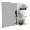 Ver imagem 1 de Espelheira para Banheiro Bn3608 Marmore Branco