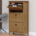 Ver imagem 1 de Sapateira 3 Gavetas Madeira Maciça 80 Cm 9175 Freijo Milani Store