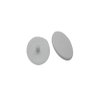 Tampa Plastica De Encaixe Rastex Com Pino 6 Mm Branca (Kit Com 1.000 Un) - 1