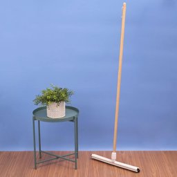 Rodo com Cabo de Bambu 124 Cm Off White - Oikos - 2