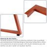 Base Pé de Mesa de Jantar Cozinha Sala Escritório Mirage para Tampos até 180cm x 90cm - Cobre - 4