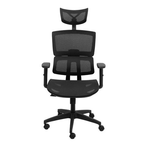 Cadeira para Escritório Presidente NR17 Tela Mesh Preto