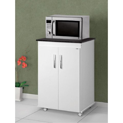 Balcão para Microondas Vitória Branco Onix Ajl