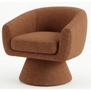 Ver imagem 1 de Poltrona Decorativa Cave Base Giratoria Linho Color Trend Tca 303 Moll